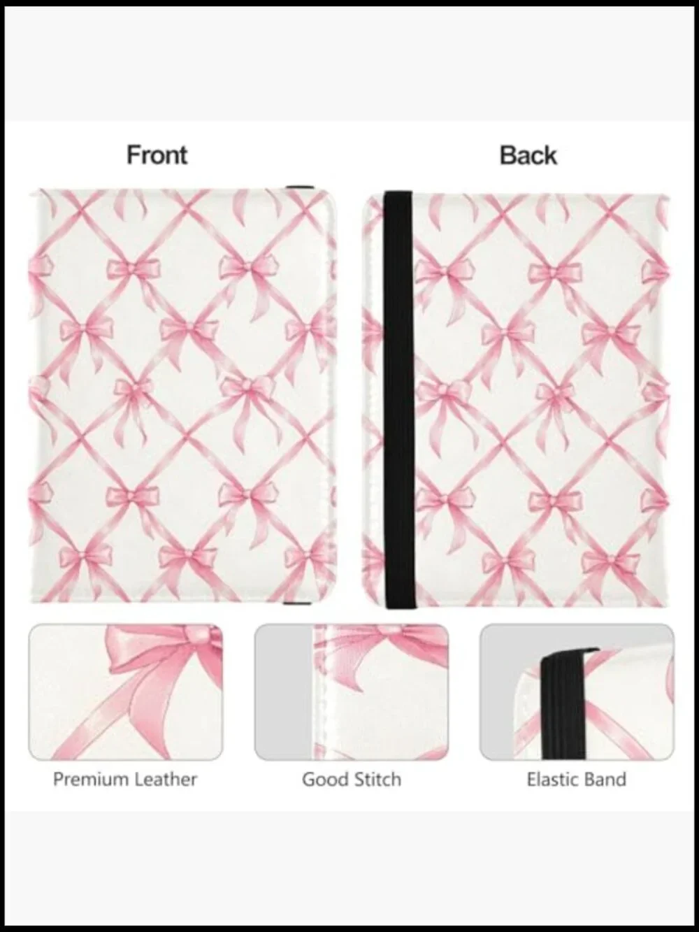 PU Leather Passport Cover RFID Wallet Travel Organizer Credit Card Slots - Picture 2 of 7